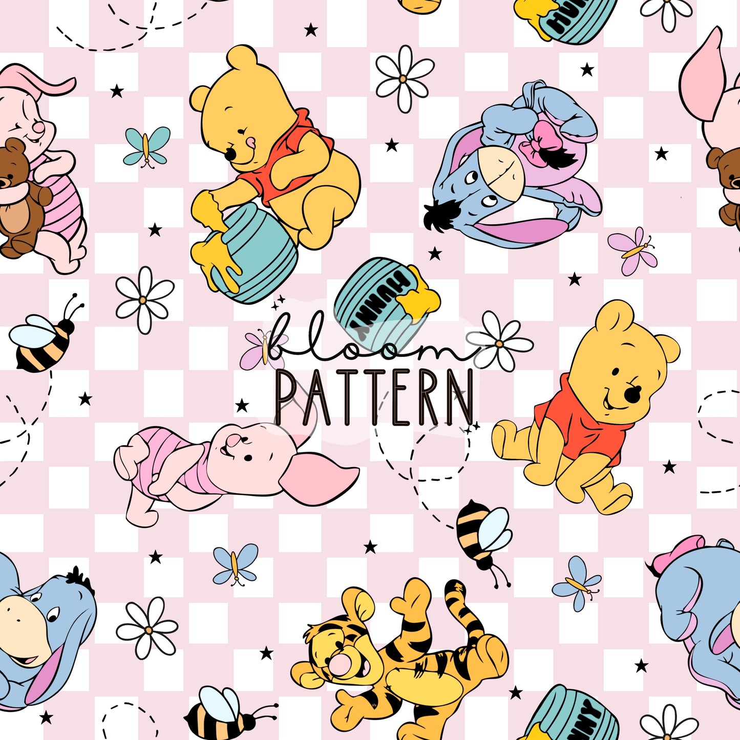 Magical Bear Seamless Pattern