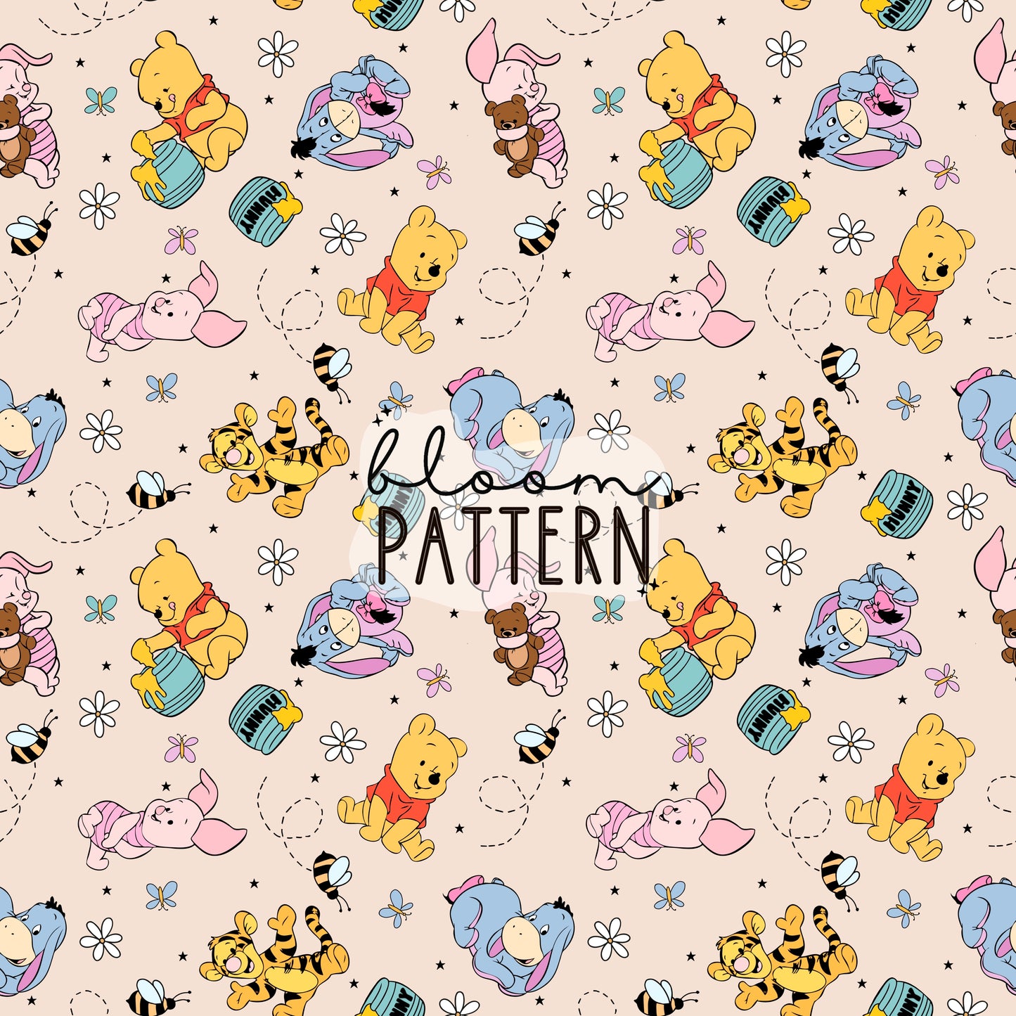 Magical Bear Seamless Pattern