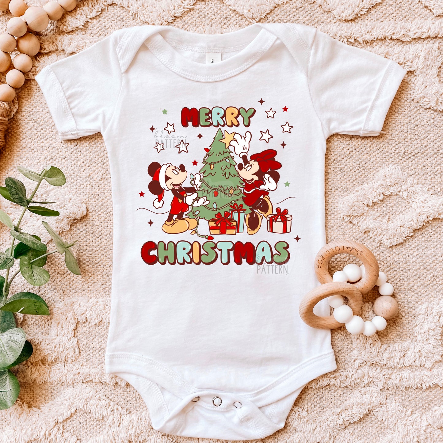 Mouse Christmas Tree Sublimation Design