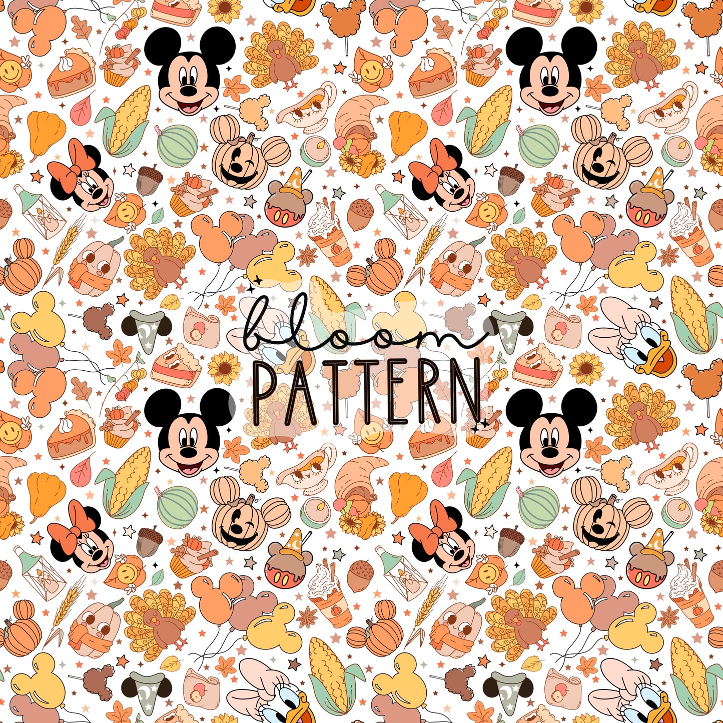 Autumn Magical Seamless Pattern