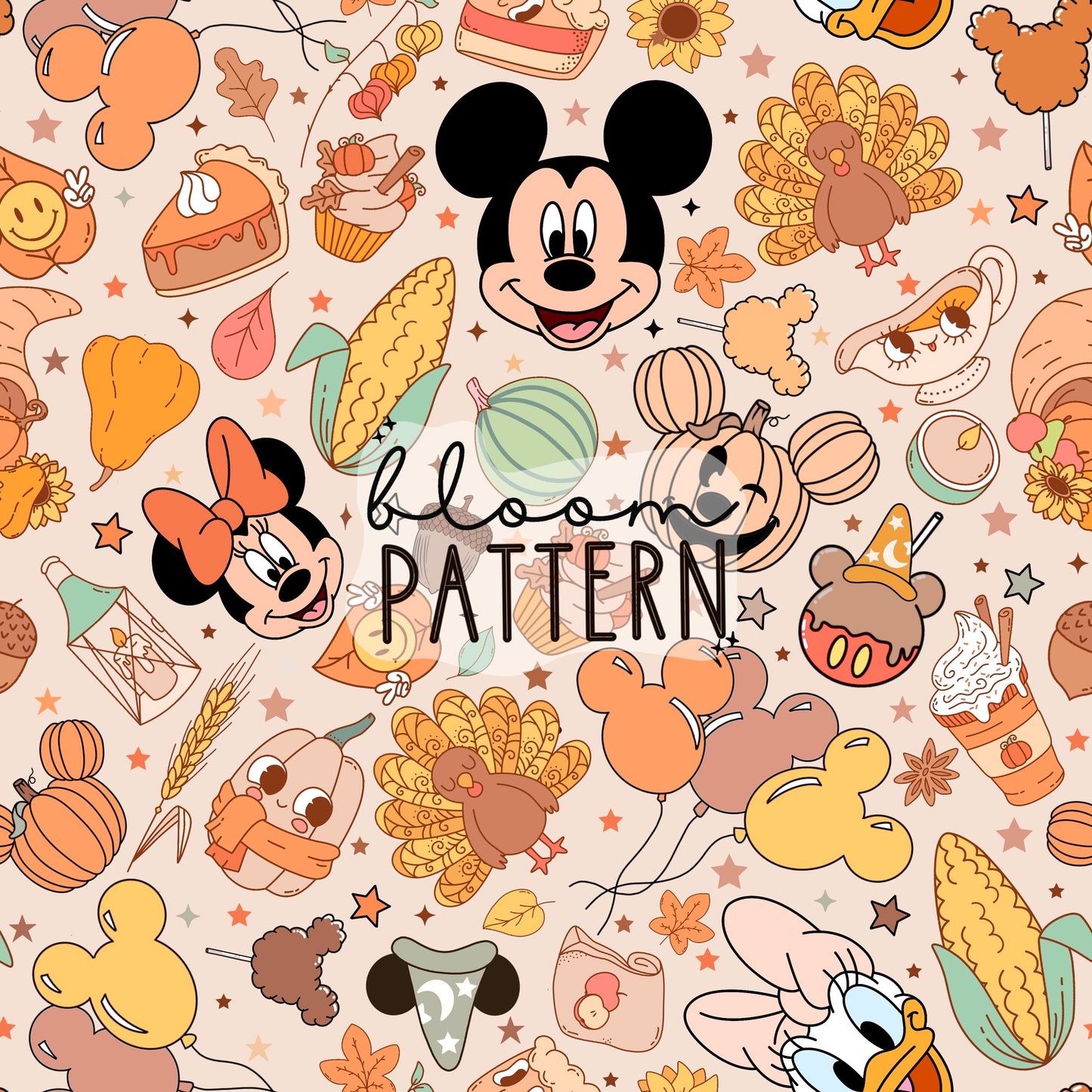 Autumn Magical Seamless Pattern