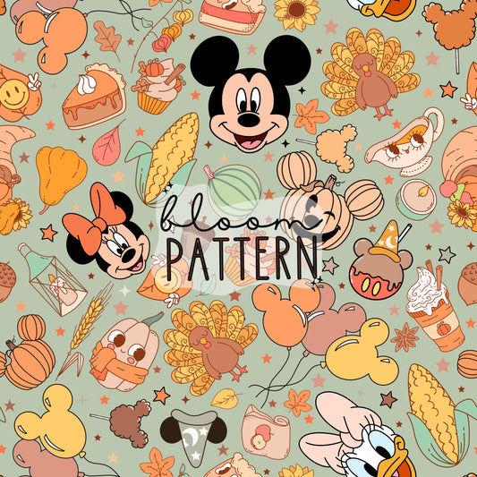 Autumn Magical Seamless Pattern