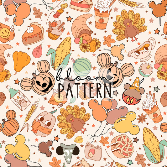 Autumn Magical Seamless Pattern