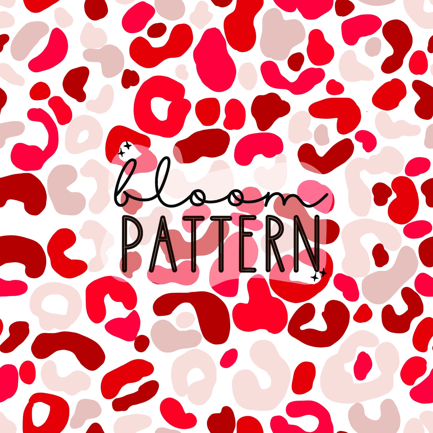 Valentines day Animal Print Seamless Pattern