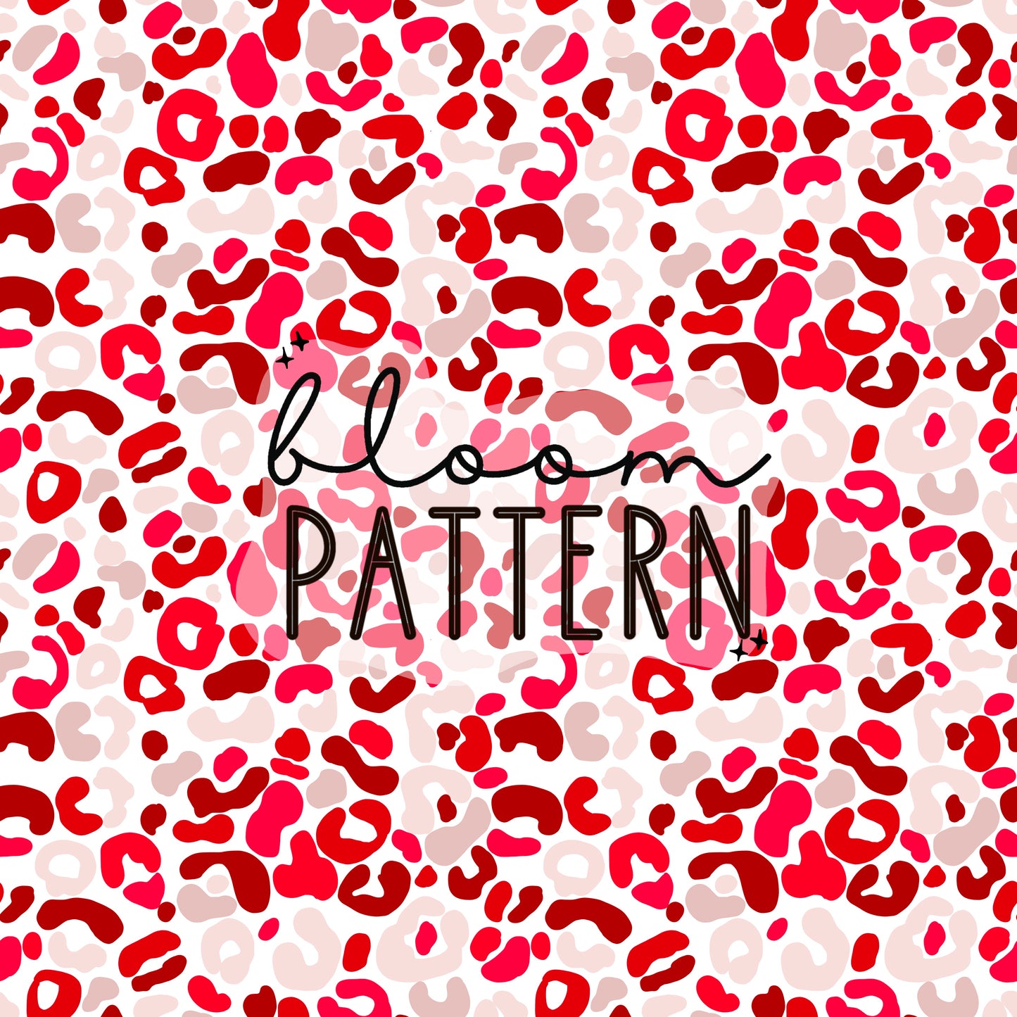 Valentines day Animal Print Seamless Pattern