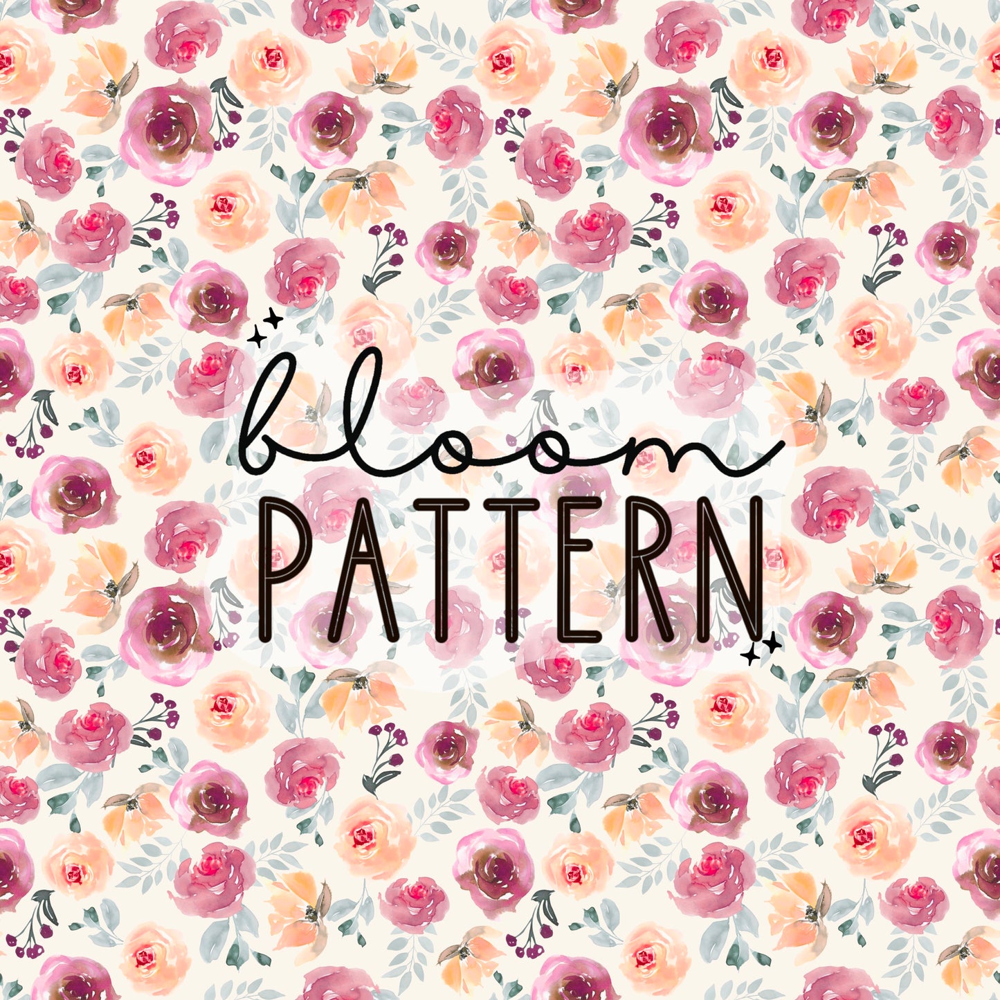 Boho Flower Seamless Pattern