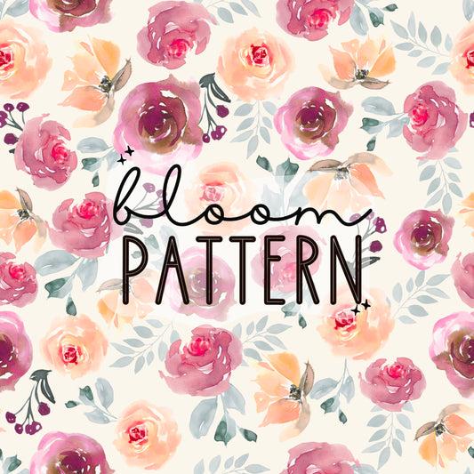 Boho Flower Seamless Pattern