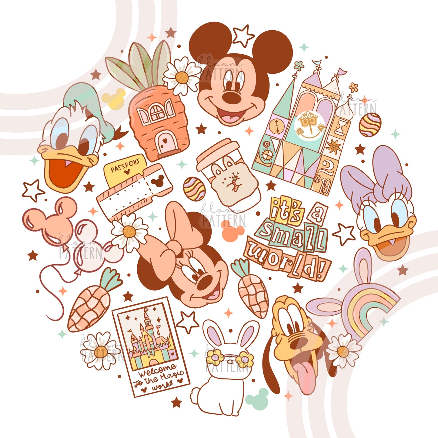 Easter Magical Sublimation Design