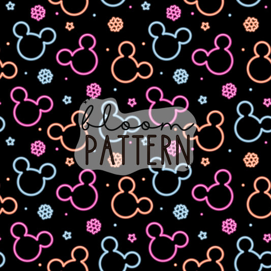 Neon Magical Seamless Pattern