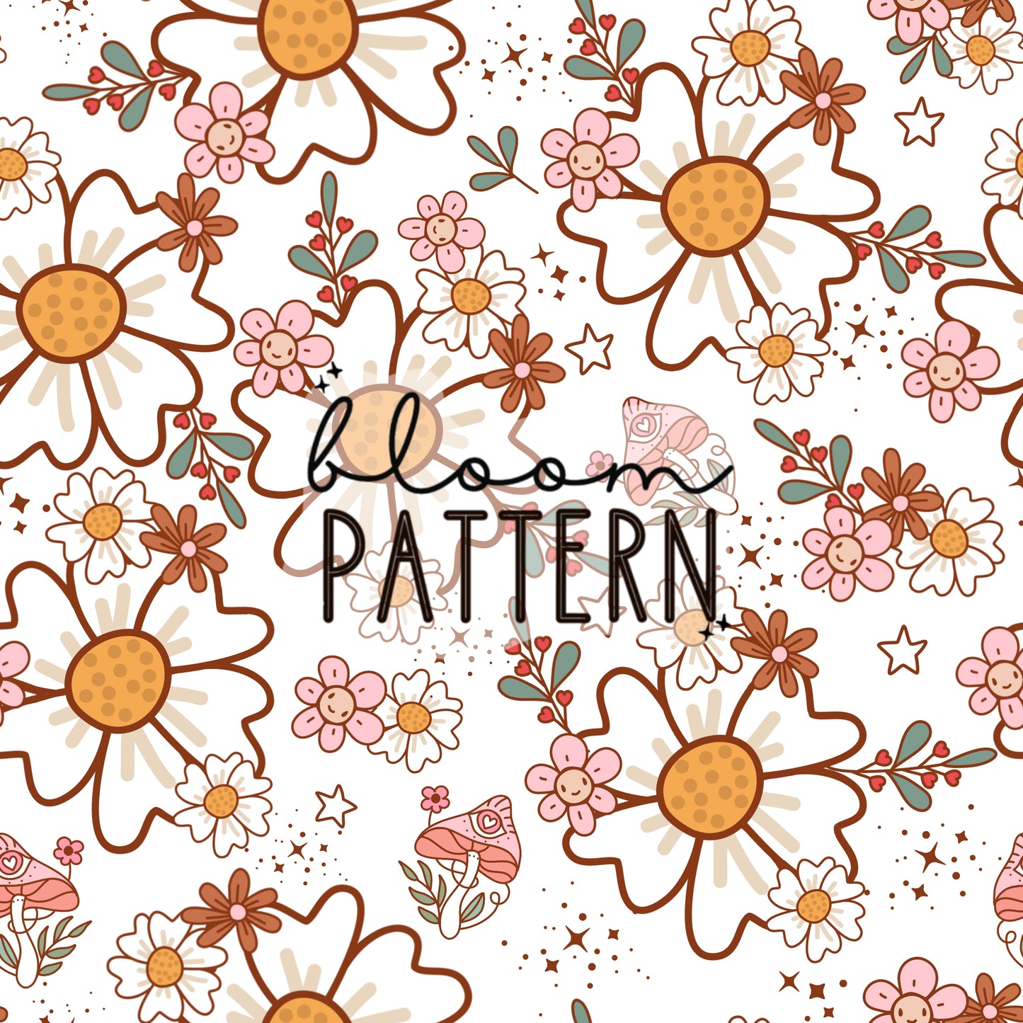 Spring Flower Seamless Pattern