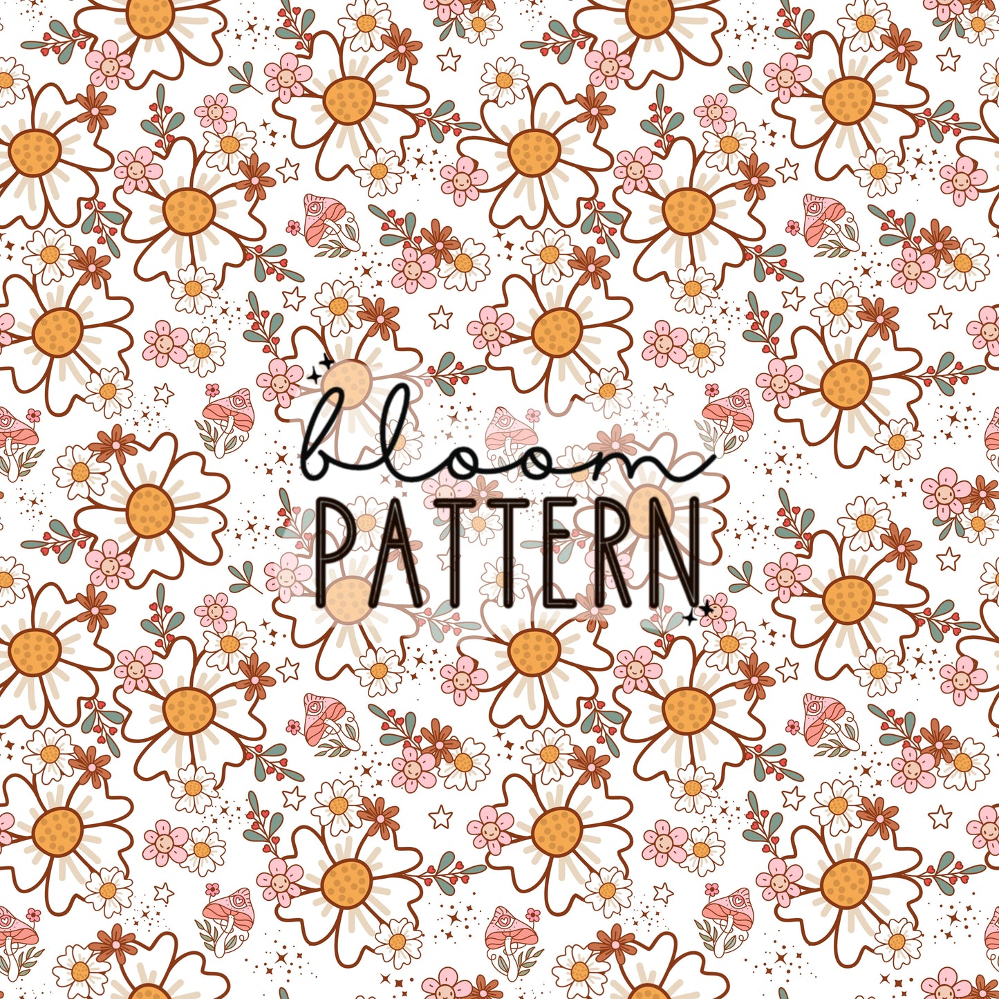 Spring Flower Seamless Pattern