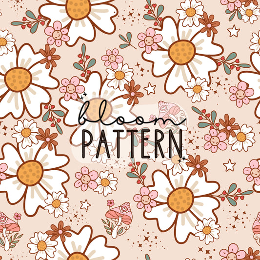Spring Flower Seamless Pattern