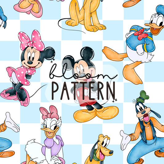 Mouse Magical Snacks Seamless Pattern