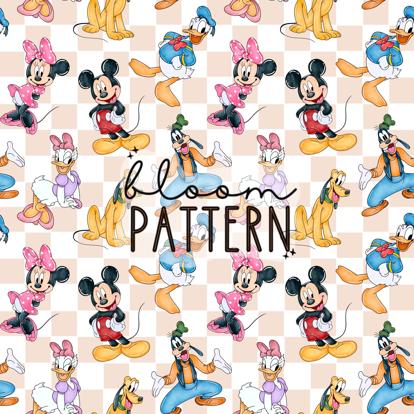 Mouse Magical Snacks Seamless Pattern