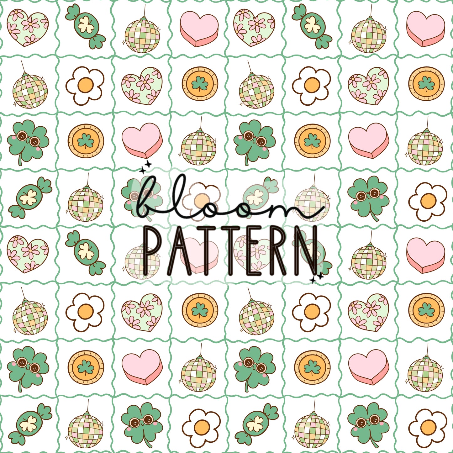 St Patricks Day Seamless Pattern