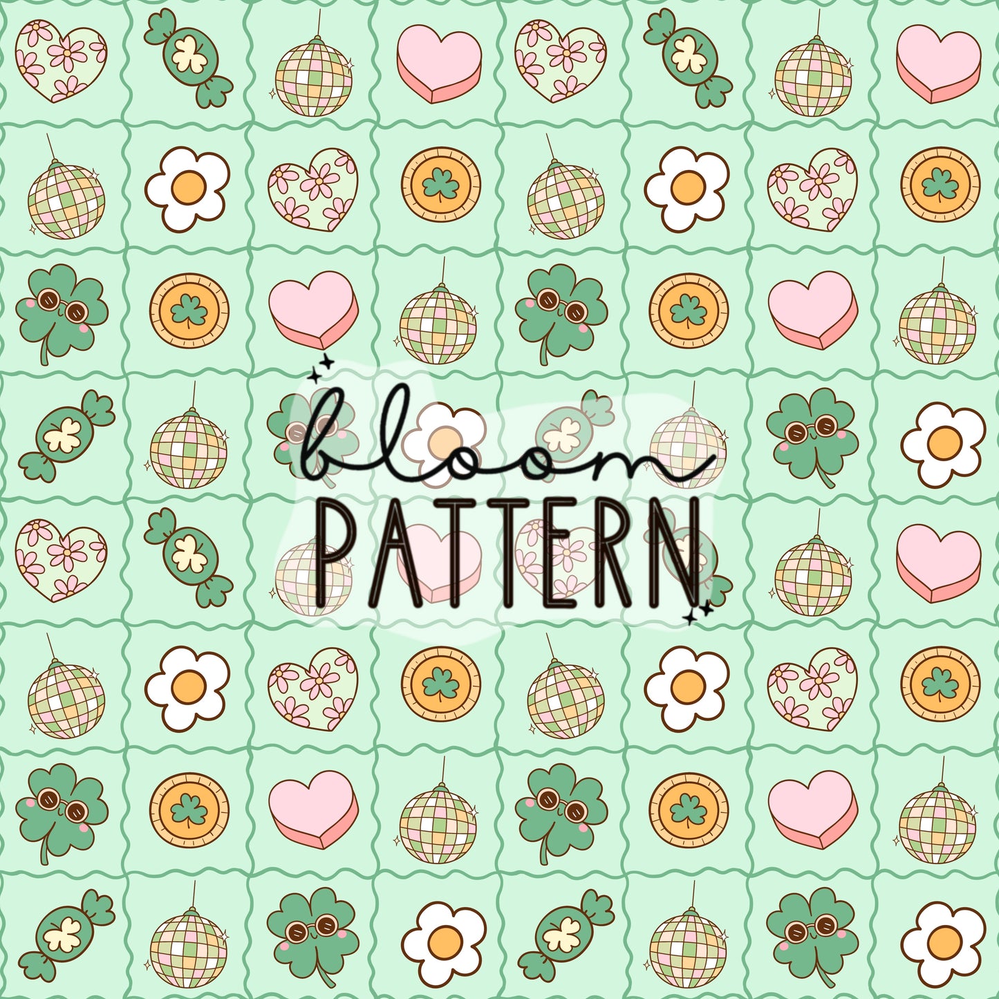St Patricks Day Seamless Pattern