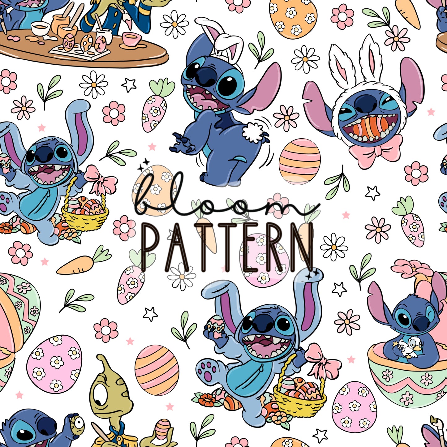 Easter Stitch Seamless pattern