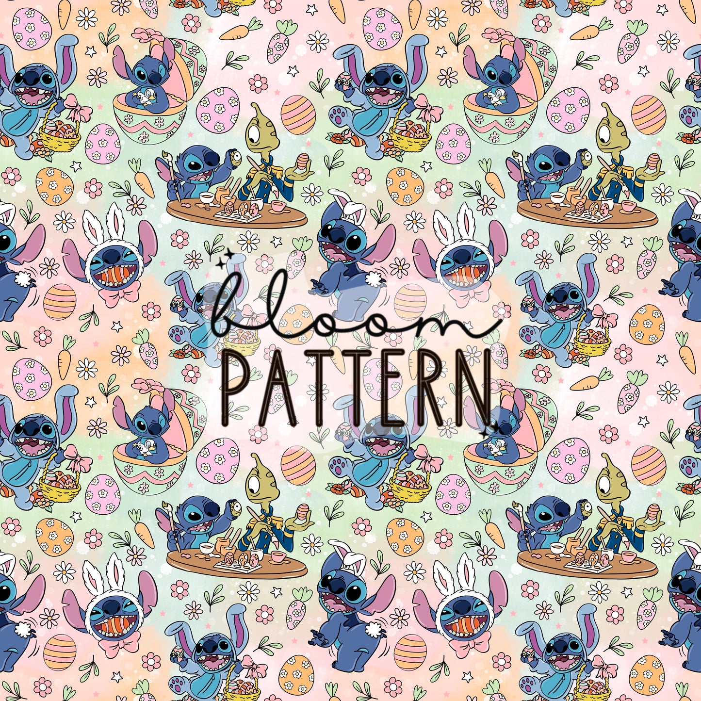 Easter Stitch Seamless pattern