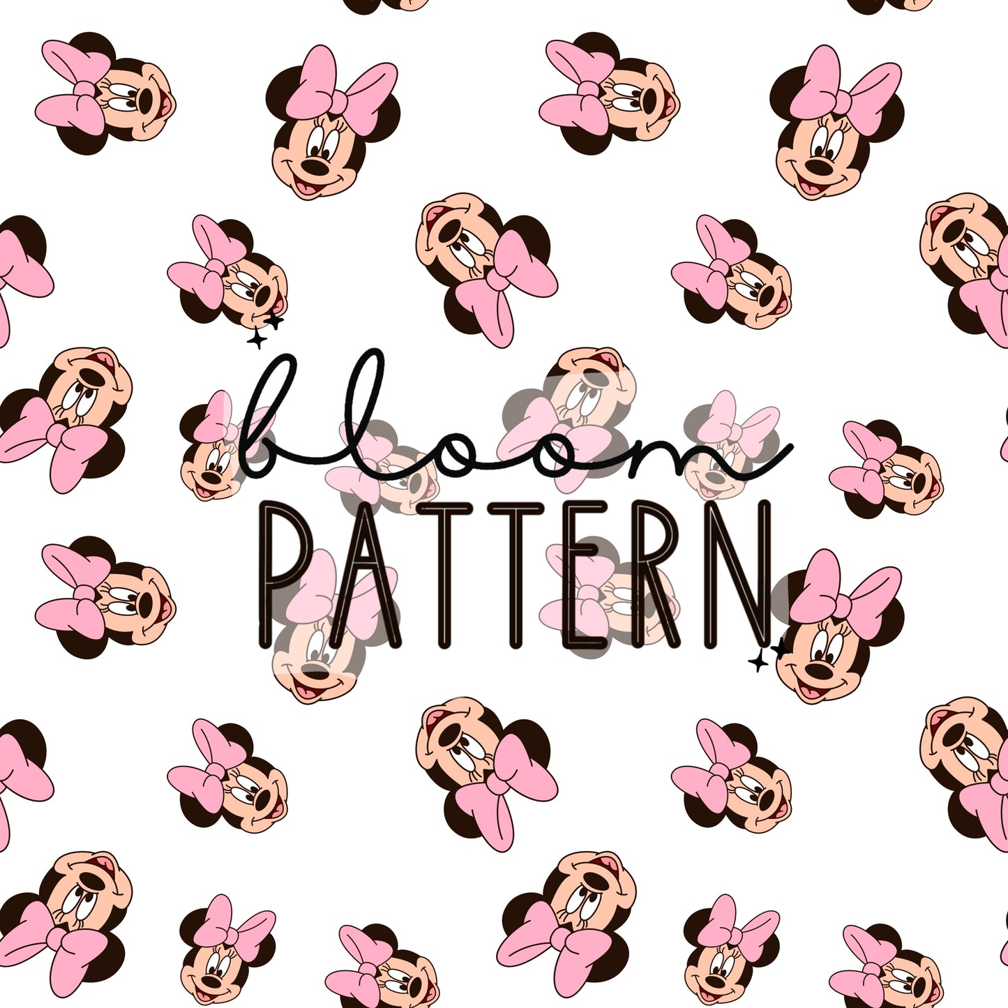 Magical Mouse Girly Seamless pattern