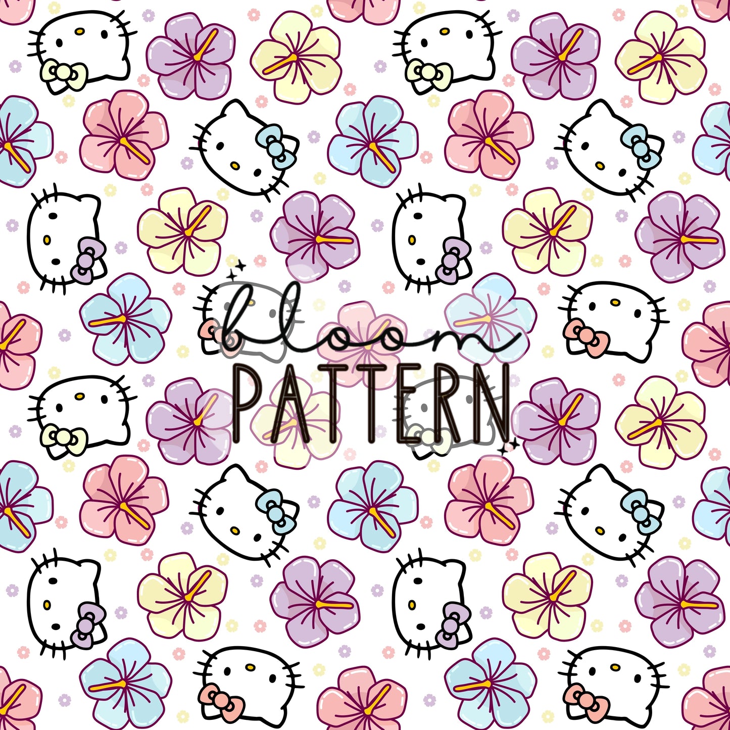 Kitty Seamless Pattern