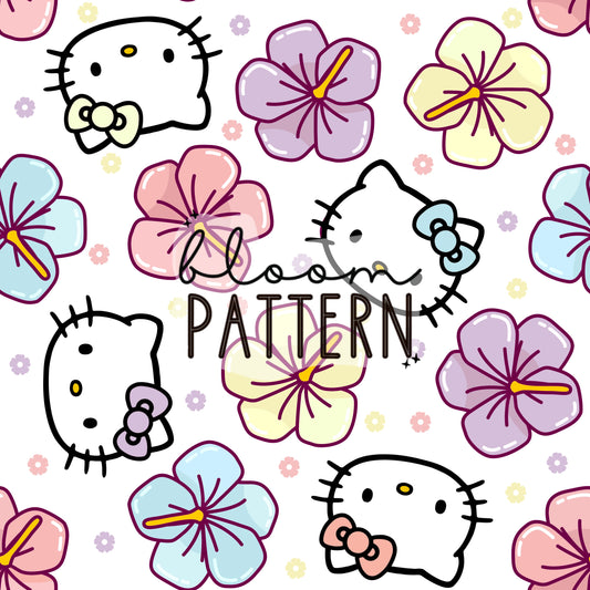 Kitty Seamless Pattern