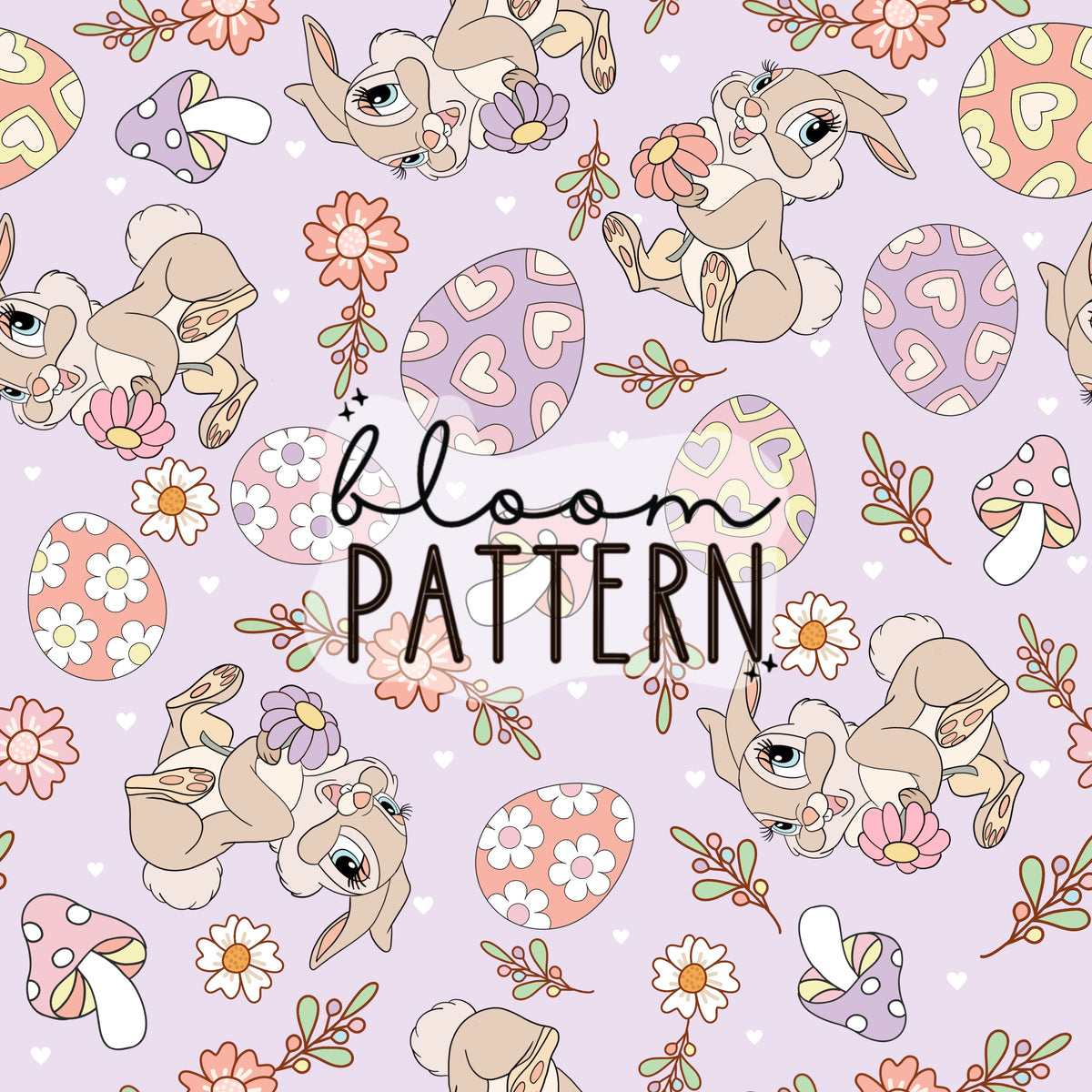 Easter Bunny seamless pattern – Bloom Patterns