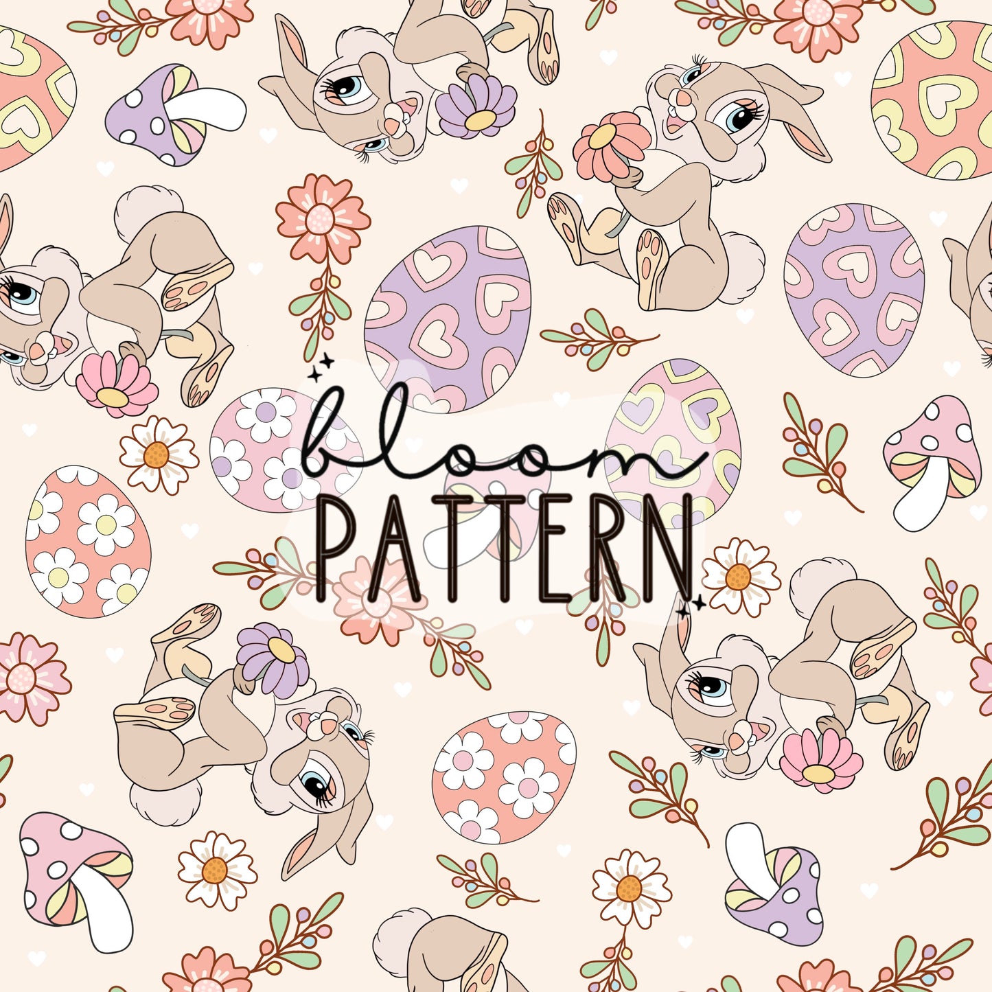 Easter Bunny seamless pattern