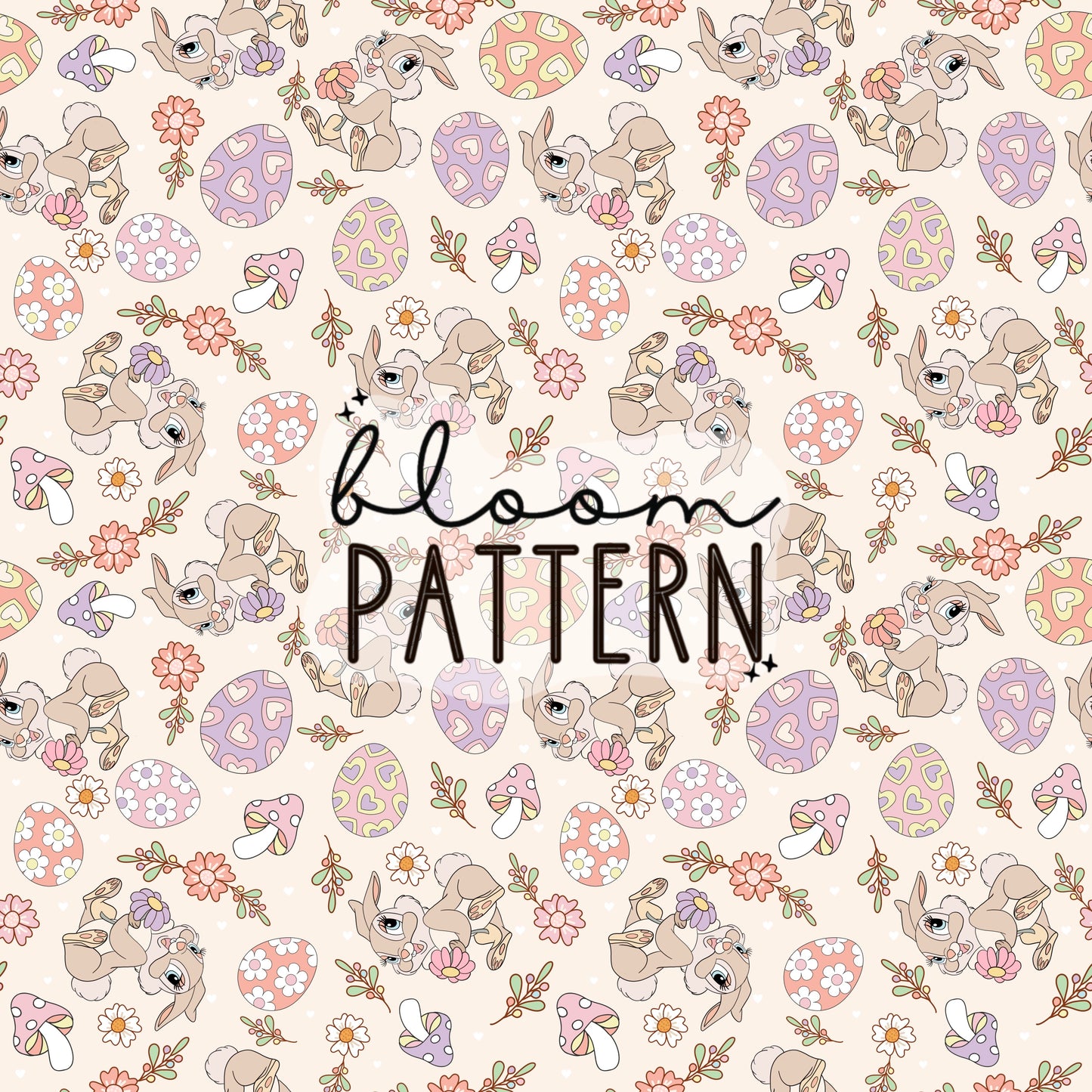 Easter Bunny seamless pattern