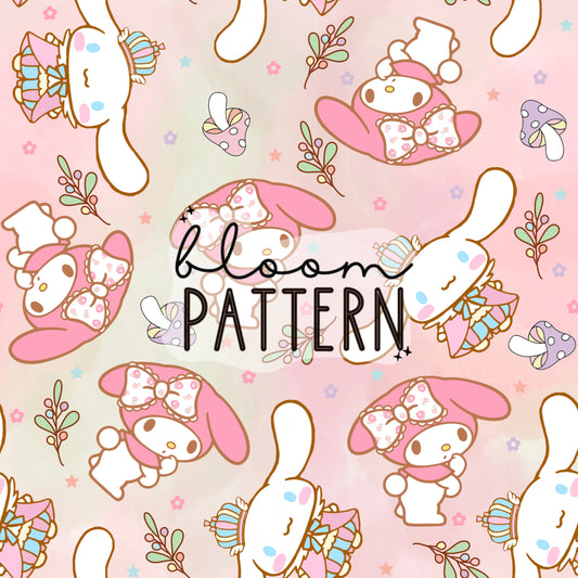 Kitty Seamless Pattern