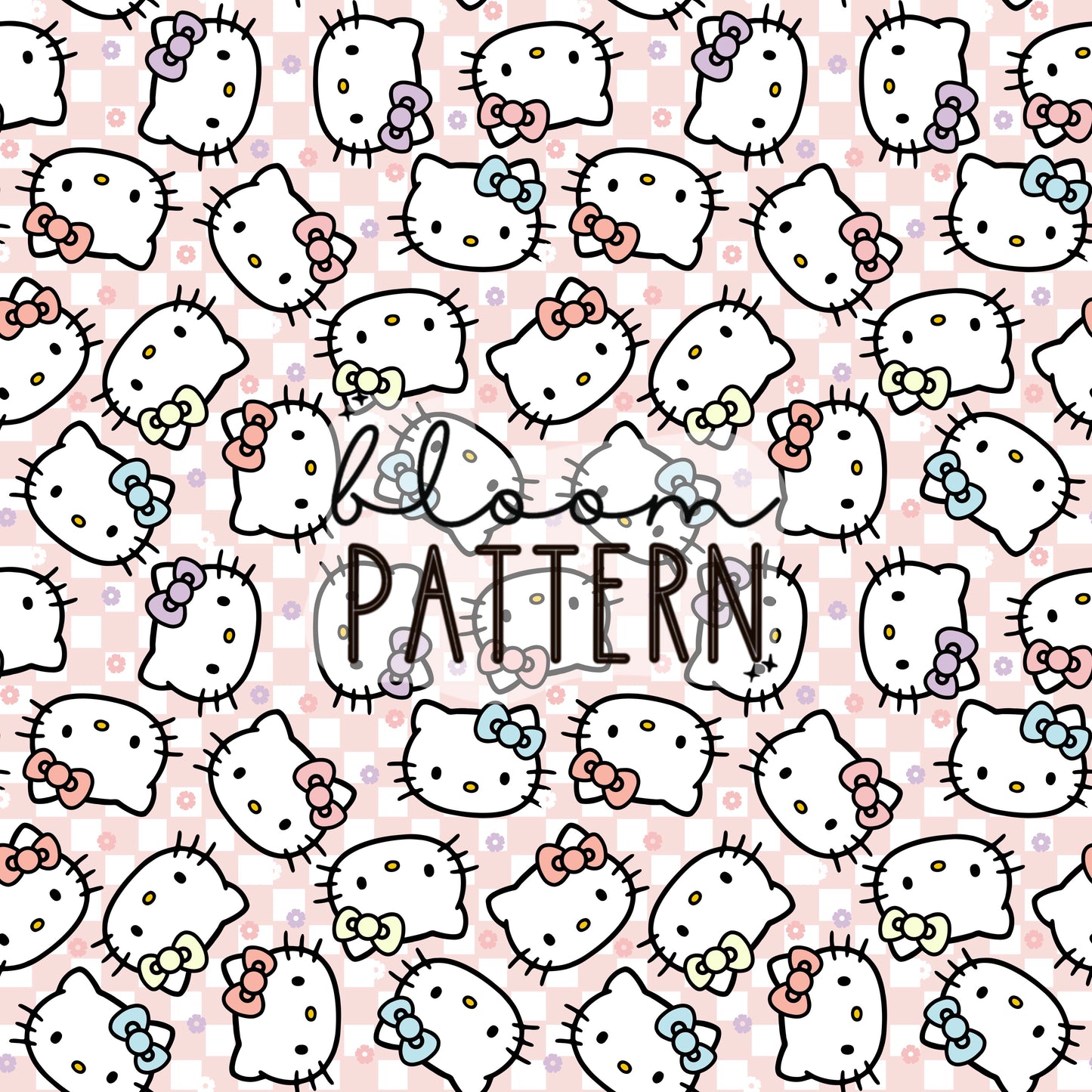 Kitty Seamless Pattern