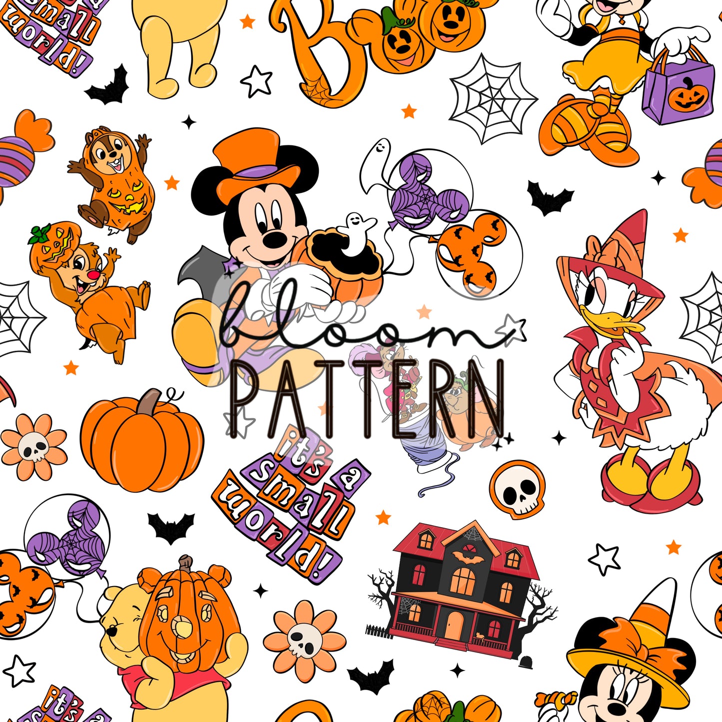 Halloween Magical Seamless Pattern