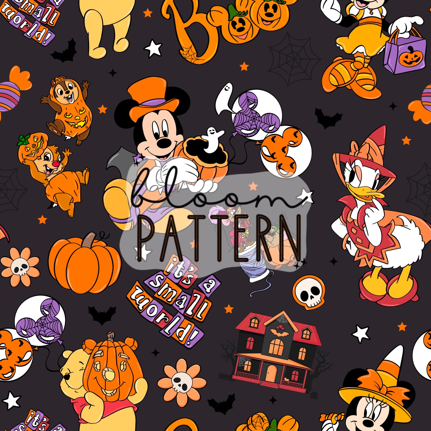 Halloween Magical Seamless Pattern