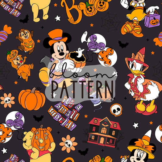 Halloween Magical Seamless Pattern