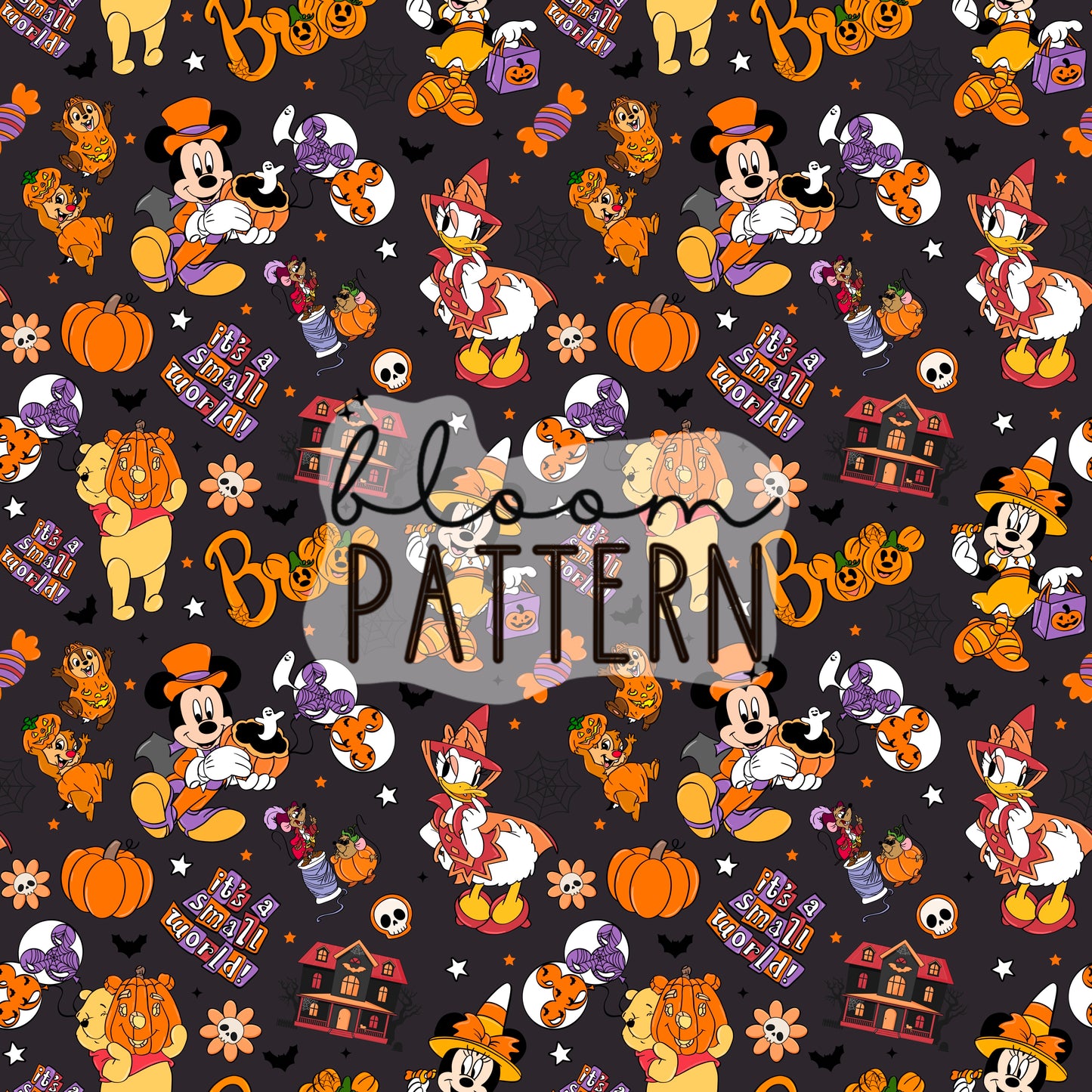 Halloween Magical Seamless Pattern