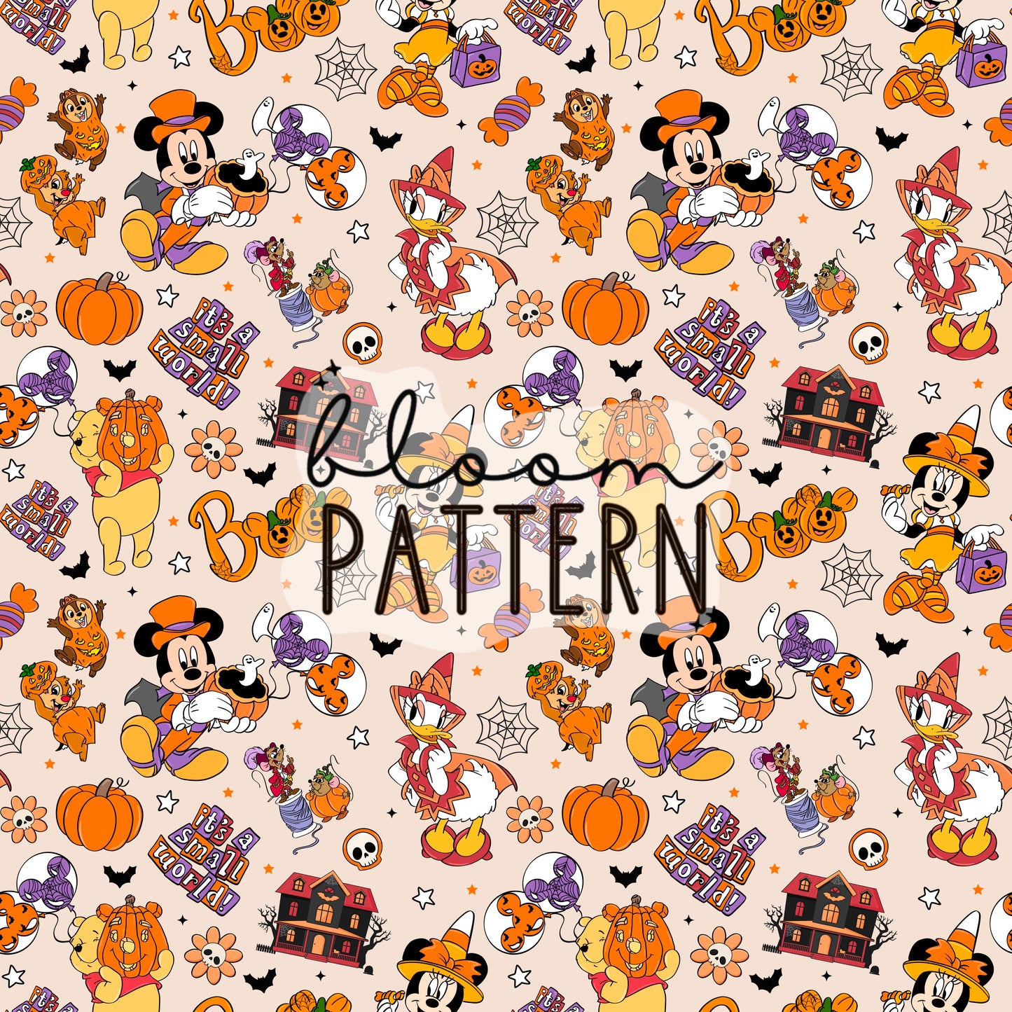 Halloween Magical Seamless Pattern