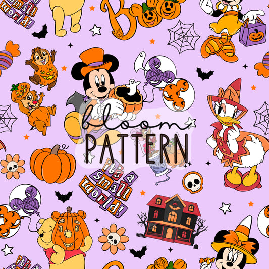 Halloween Magical Seamless Pattern