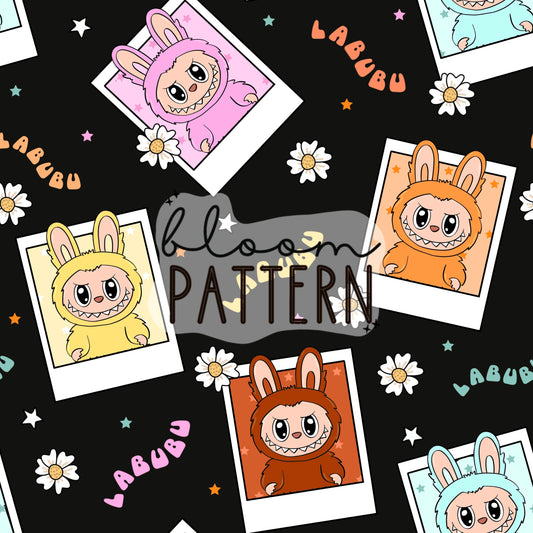 Labubu Seamless Pattern