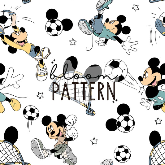 Soccer Magical Seamless Pattern
