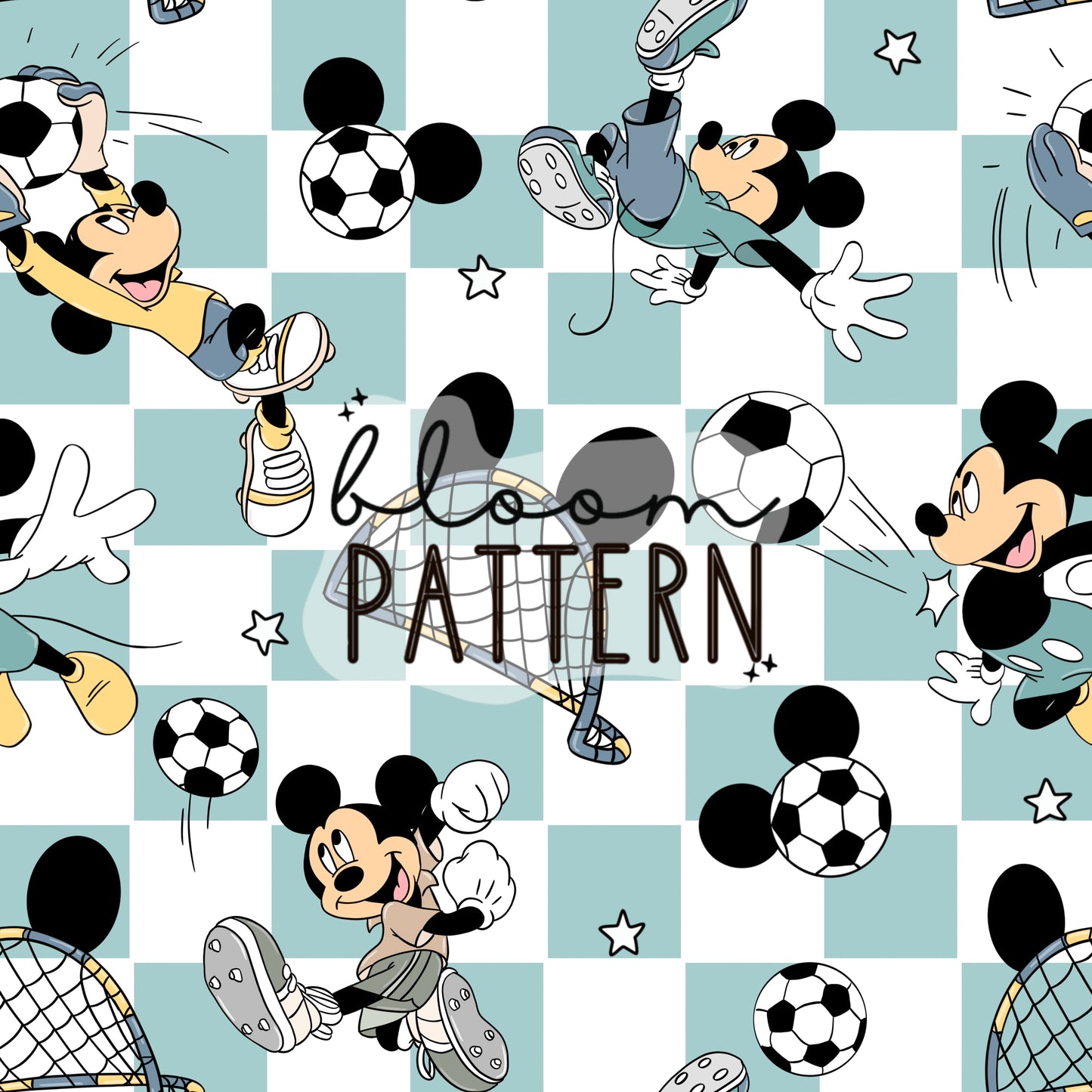 Soccer Magical Seamless Pattern