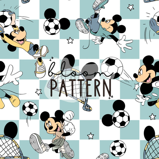 Soccer Magical Seamless Pattern
