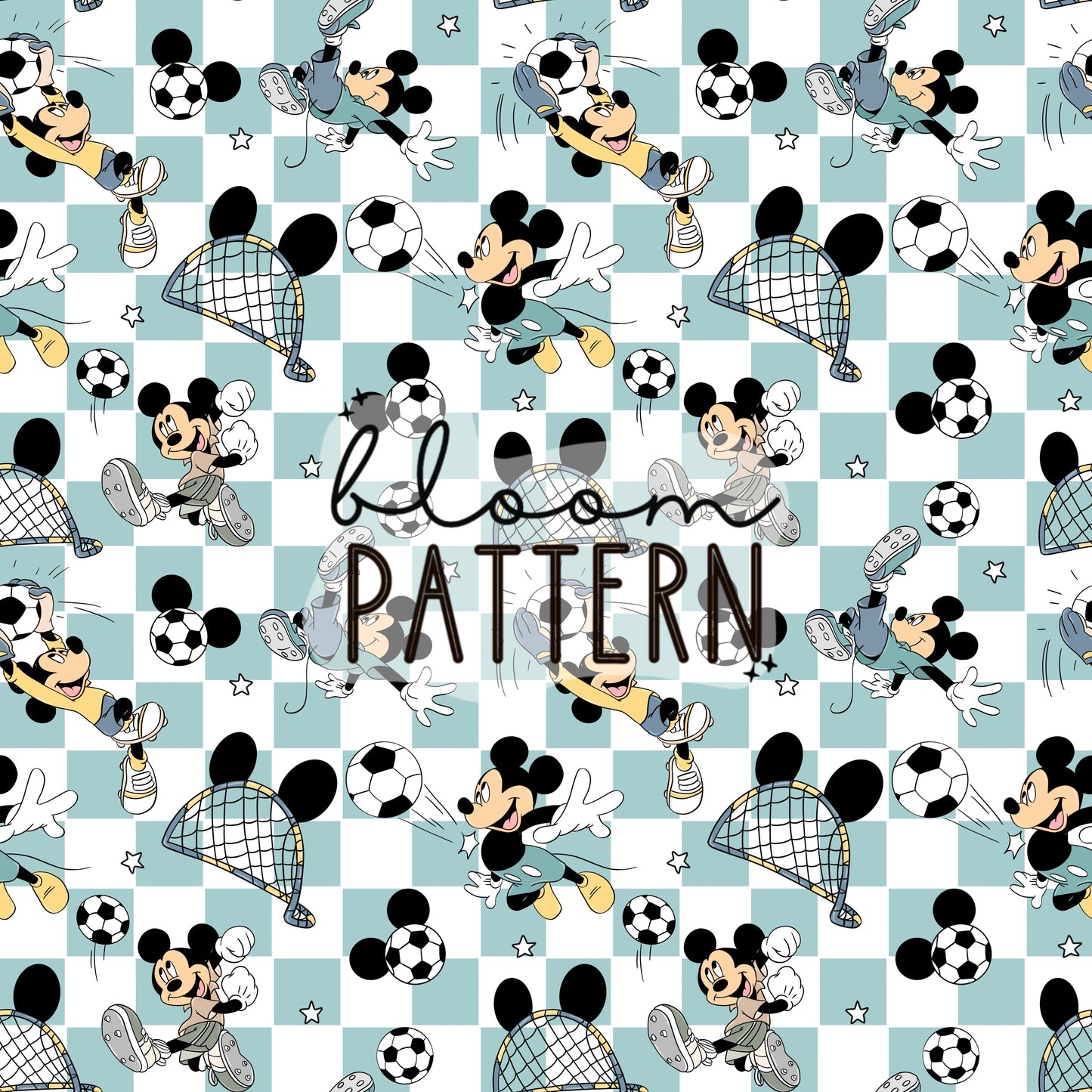 Soccer Magical Seamless Pattern