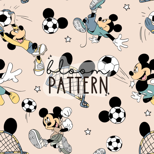 Soccer Magical Seamless Pattern