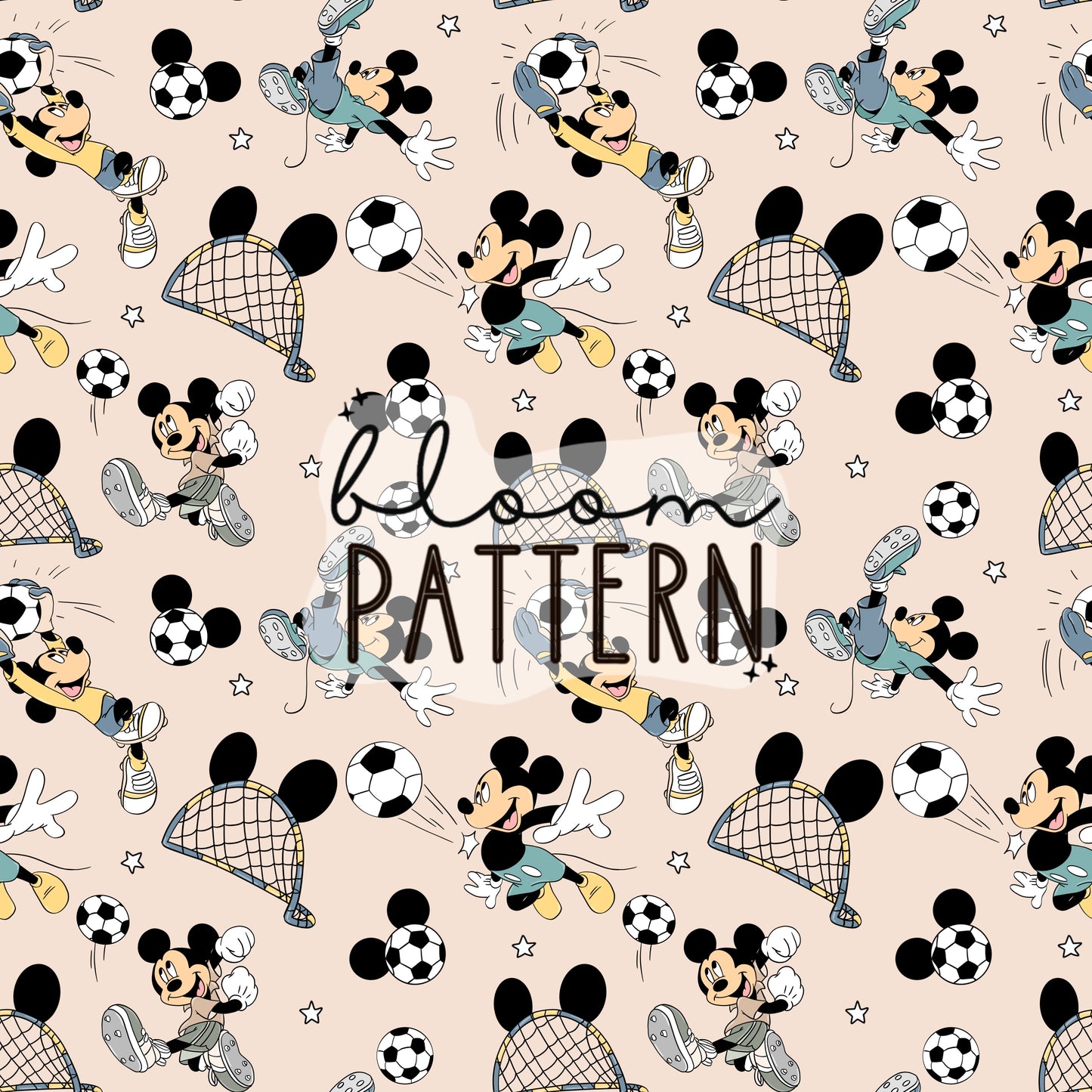 Soccer Magical Seamless Pattern