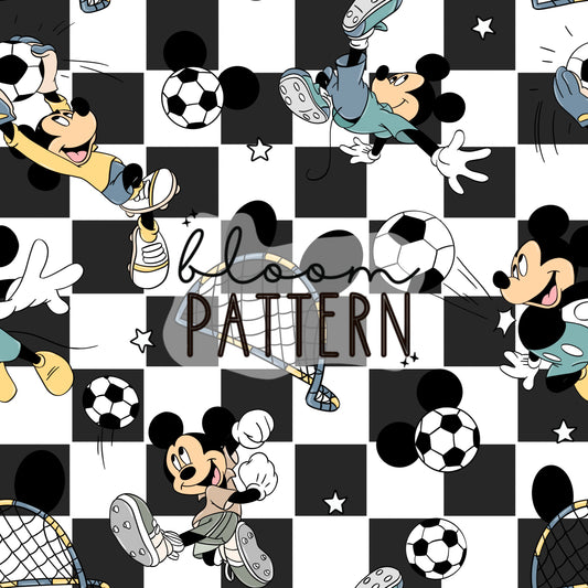 Soccer Magical Seamless Pattern
