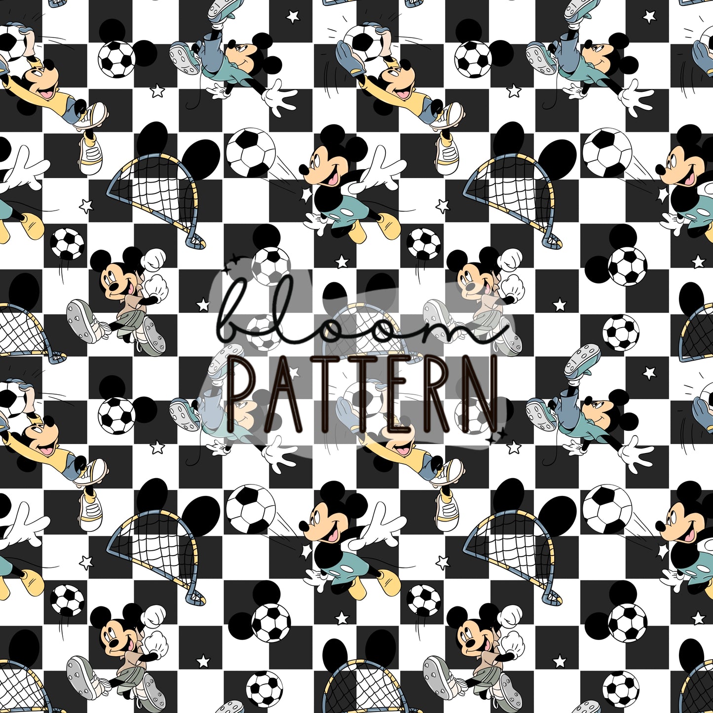 Soccer Magical Seamless Pattern