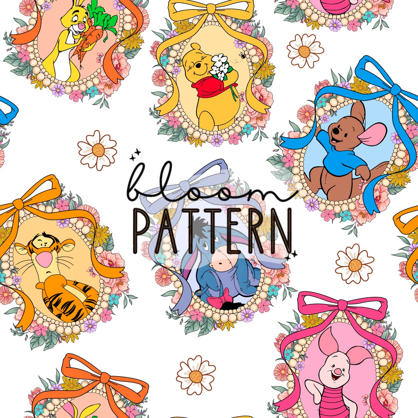 Pooh Magical Trip Seamless Pattern