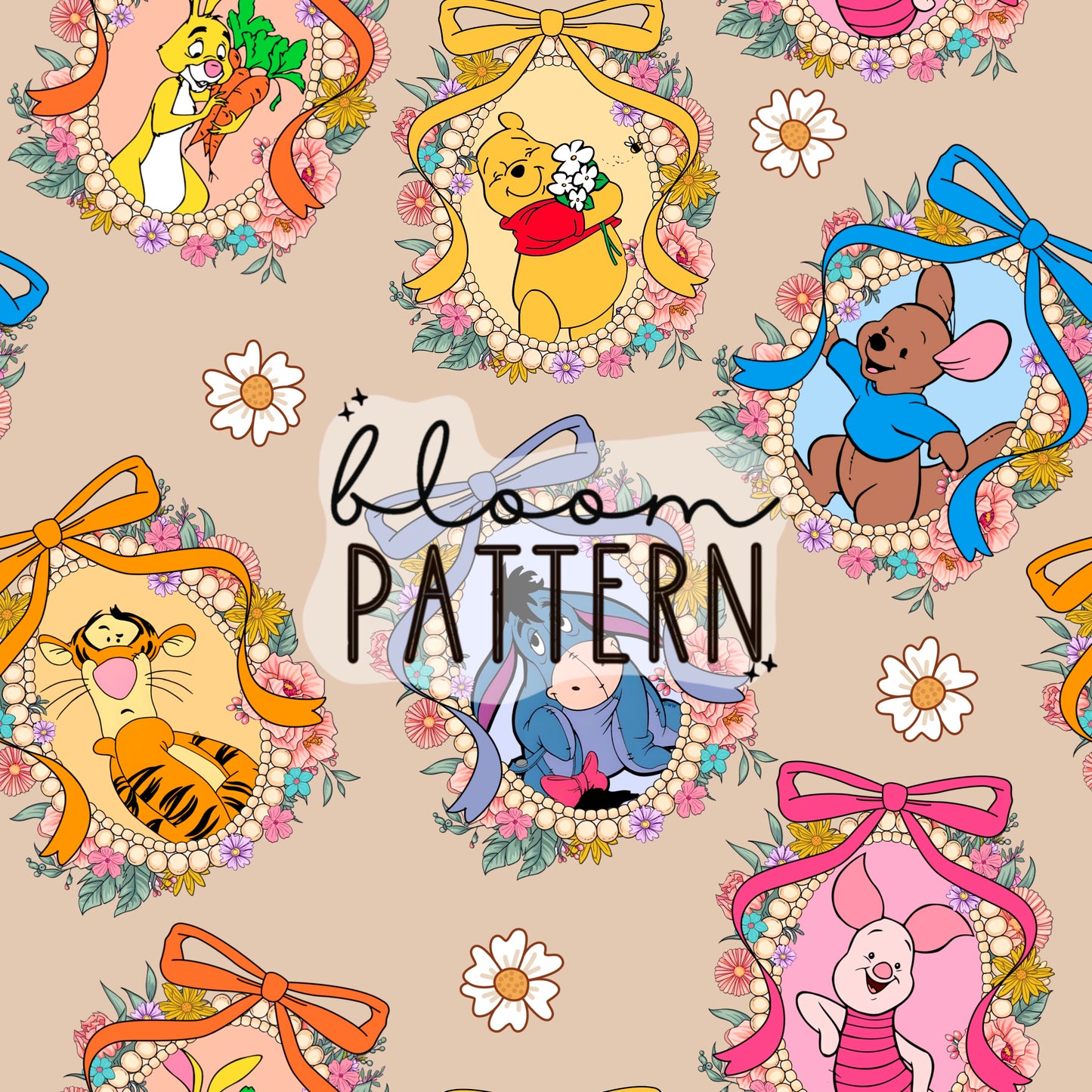 Pooh Magical Trip Seamless Pattern