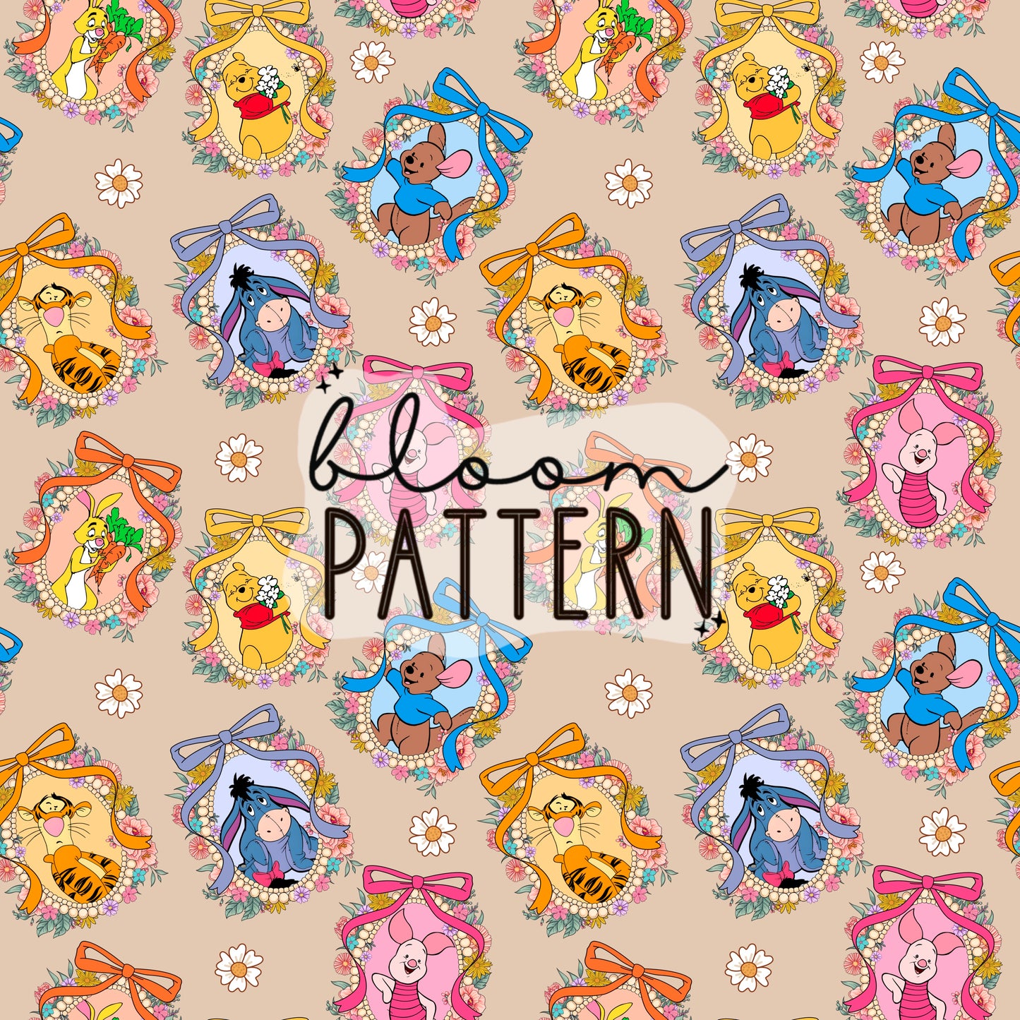 Pooh Magical Trip Seamless Pattern