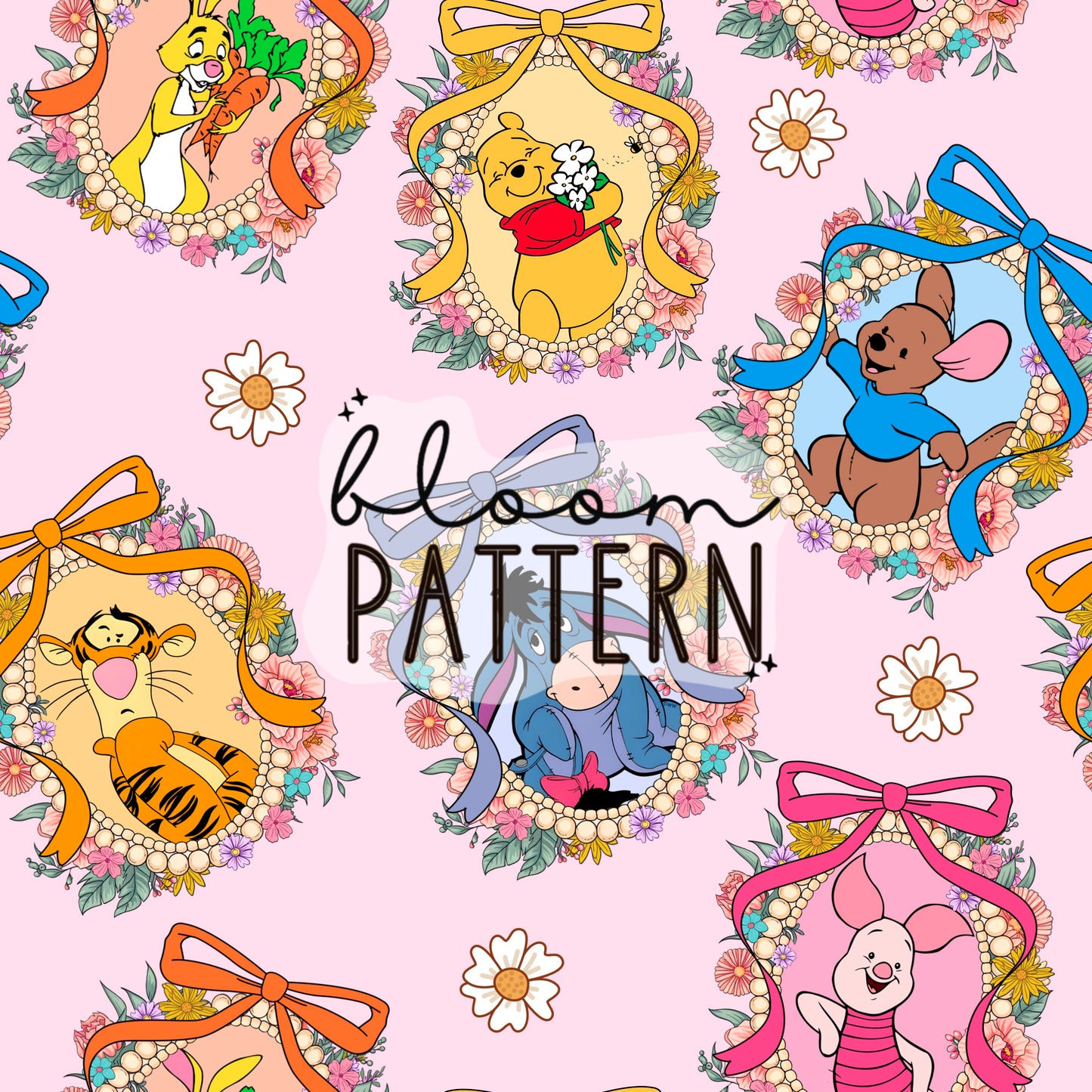Pooh Magical Trip Seamless Pattern