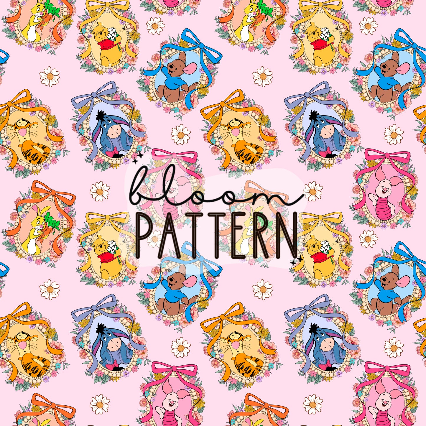 Pooh Magical Trip Seamless Pattern